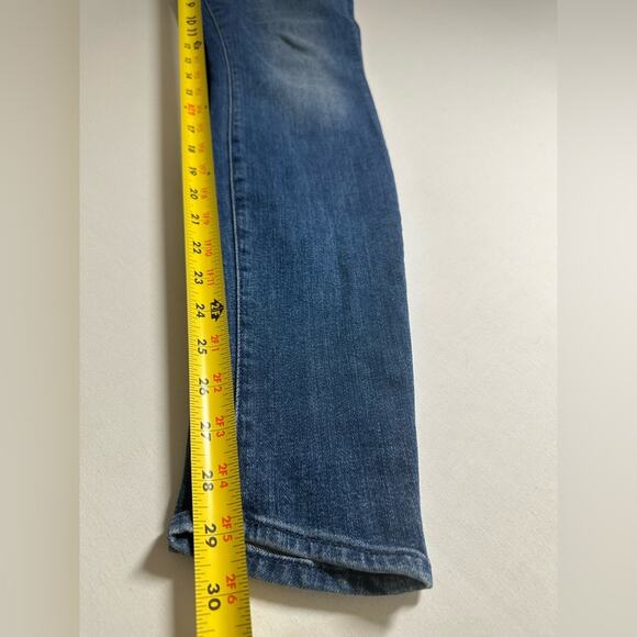 Mother Jeans The Patch XYZ Looker Exposed Zip Wild Game Blue Womens 26 - Picture 6 of 6